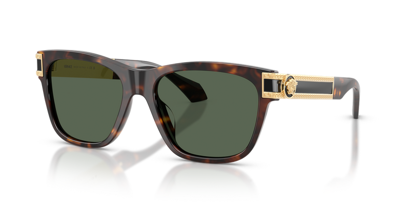 Versace VE4527U in Dark Havana - Front View