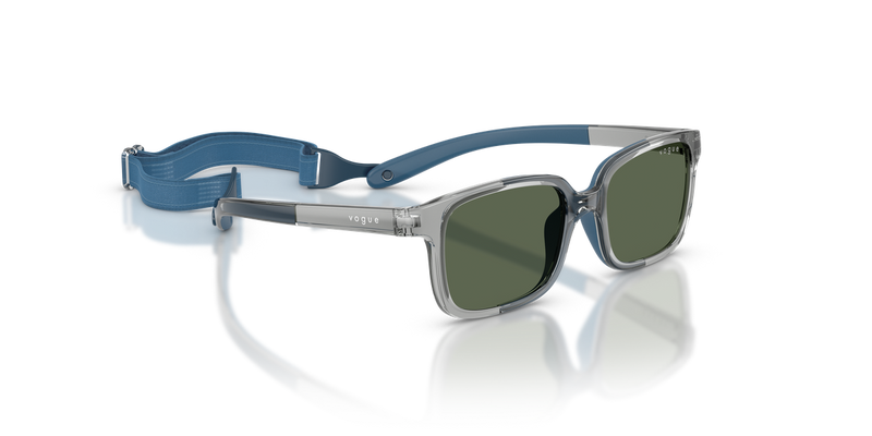 Vogue Junior 0VJ2017 in Transparent Grey/Blue Rubber - Alternate View