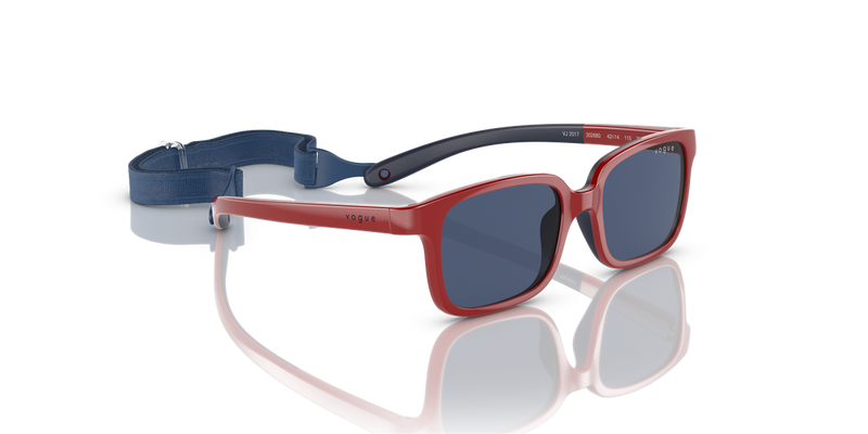 Vogue Junior 0VJ2017 in Full Red On Blue Rubber - Alternate View