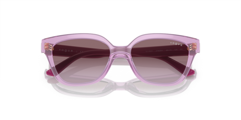 Vogue Junior 0VJ2021 in Transparent Pink - Side View