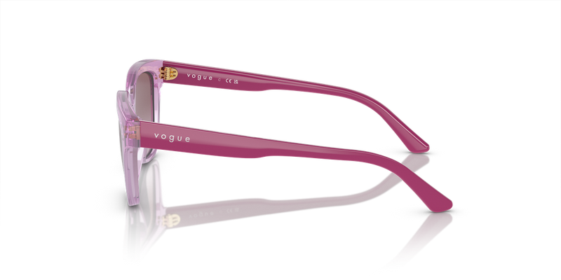 Vogue Junior 0VJ2021 in Transparent Pink - Back View