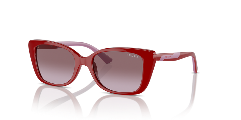 Vogue Junior 0VJ2022 in Full Red - Front View