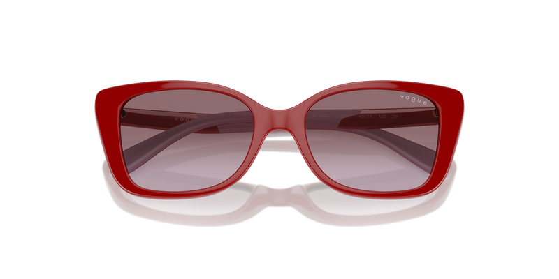 Vogue Junior 0VJ2022 in Full Red - Side View