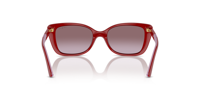 Vogue Junior 0VJ2022 in Full Red - Temple Detail