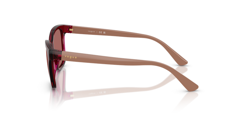Vogue Junior 0VJ2027 in Transparent Dark Red - Alternate View