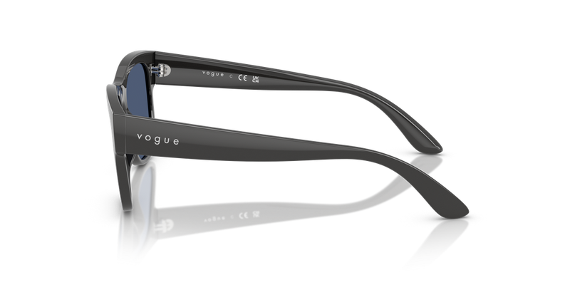 Vogue Junior 0VJ2030 in Full Dark Grey - Back View