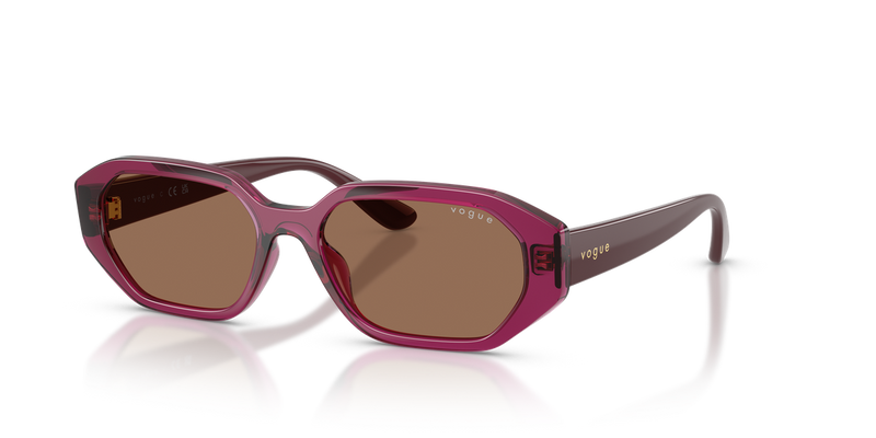 Vogue Junior 0VJ2034 in Transparent Burgundy - Front View