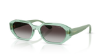 Transparent Mint / Grey Gradient (32748G)