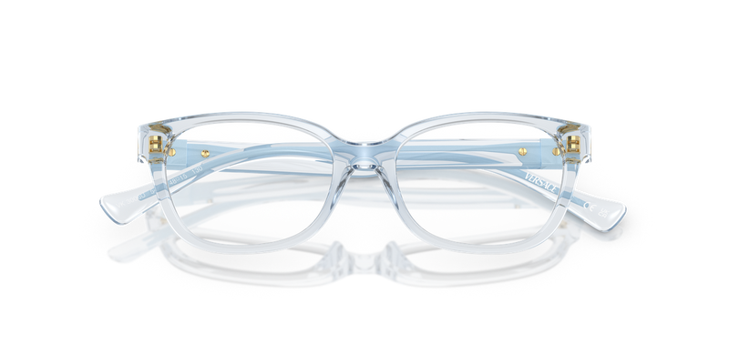 Vogue Kids 0VK3006U in Pastel Blue Transparent - Side View