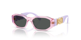 Transparent Lavander / Dark Grey (552687)