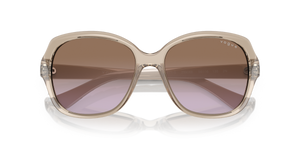 Transparent Light Brown / Violet Gradient Brown (299068)