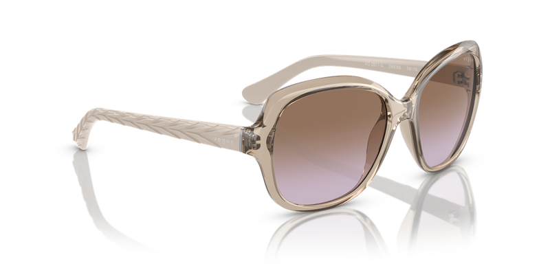 Vogue Eyewear VO2871S in Transparent Light Brown / Violet Gradient Brown (299068) - Alternate View