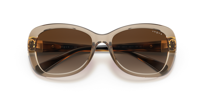 Vogue Eyewear VO2943SB in Transparent Light Brown / Brown Gradient (299013) - Alternate View