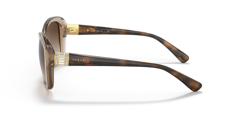 Vogue Eyewear VO2943SB in Transparent Light Brown / Brown Gradient (299013) - Alternate View