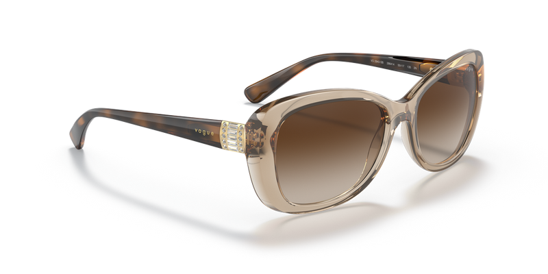 Vogue Eyewear VO2943SB in Transparent Light Brown / Brown Gradient (299013) - Alternate View