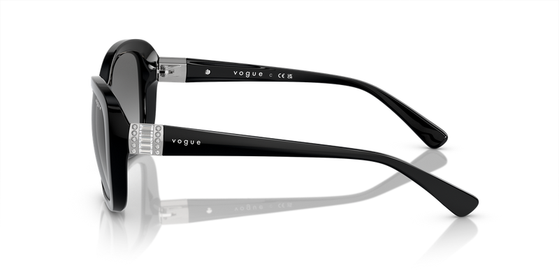 Vogue Eyewear VO2943SB in Black / Grey Gradient (W44/11) - Back View