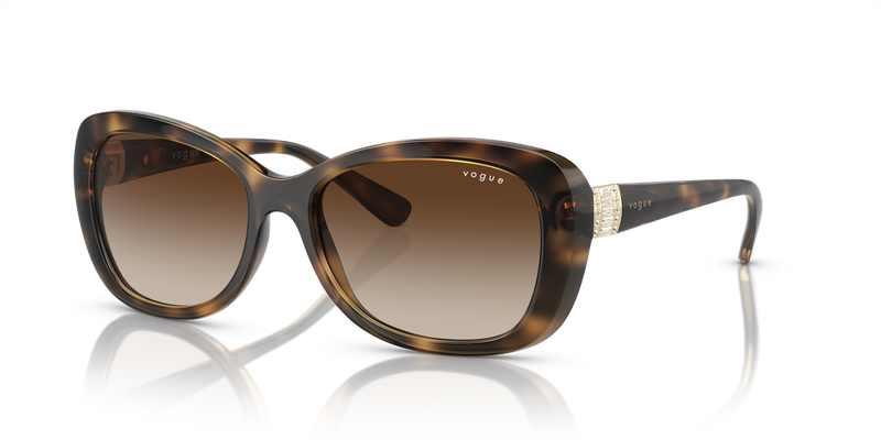 Vogue Eyewear VO2943SB in Dark Havana / Brown Gradient (W65613) - Alternate View