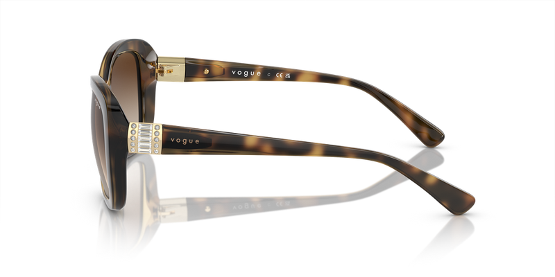 Vogue Eyewear VO2943SB in Dark Havana / Brown Gradient (W65613) - Alternate View