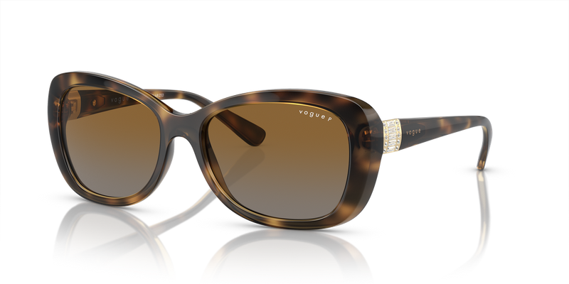 Vogue Eyewear VO2943SB in Dark Havana / Brown Gradient Polarized (W656T5) - Alternate View