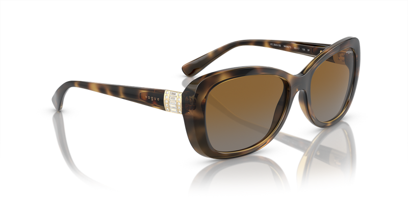 Vogue Eyewear VO2943SB in Dark Havana / Brown Gradient Polarized (W656T5) - Alternate View