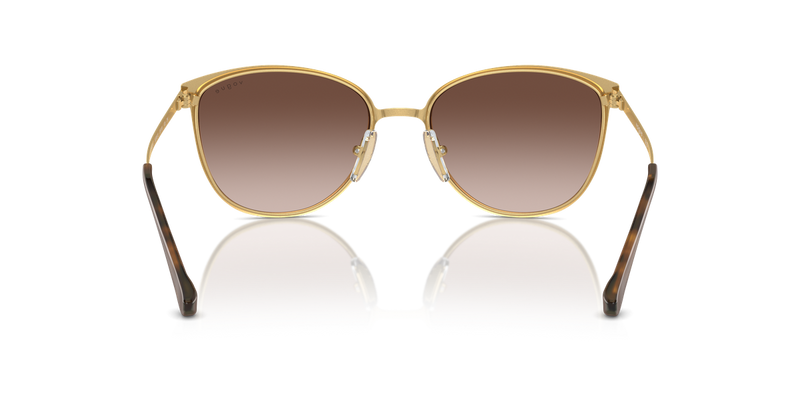 Vogue Eyewear VO4002S in Top Havana/Gold / Gradient Brown (507813) - Temple Detail