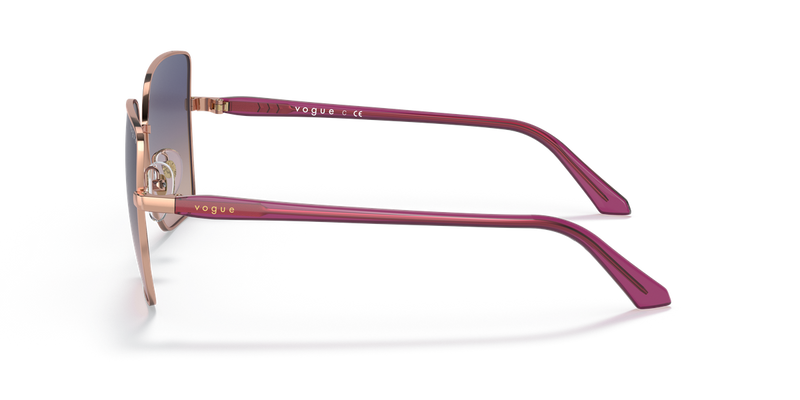 Vogue Eyewear VO4199S in Pink Gold / Pink Gradient Blue (5075I6) - Back View