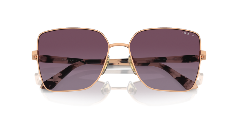 Vogue Eyewear VO4199S in Top Bordeaux/Rose Gold / Violet Gradient (51708H) - Alternate View