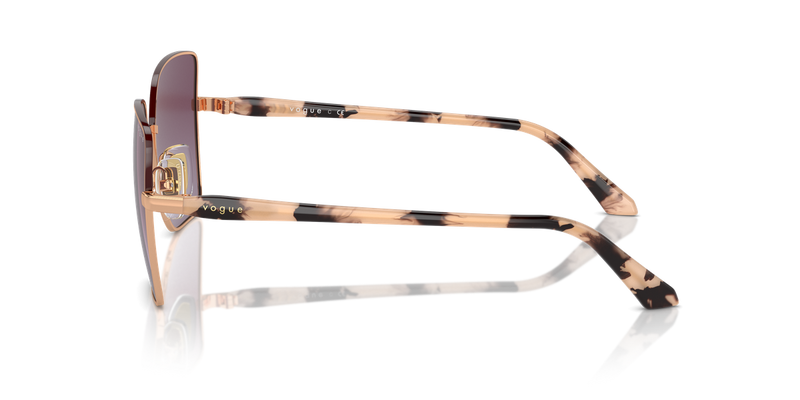 Vogue Eyewear VO4199S in Top Bordeaux/Rose Gold / Violet Gradient (51708H) - Alternate View
