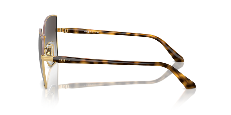 Vogue Eyewear VO4199S in Top Antique Rose/Gold / Grey Gradient Black (51988G) - Alternate View