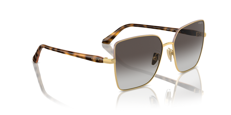 Vogue Eyewear VO4199S in Top Antique Rose/Gold / Grey Gradient Black (51988G) - Alternate View