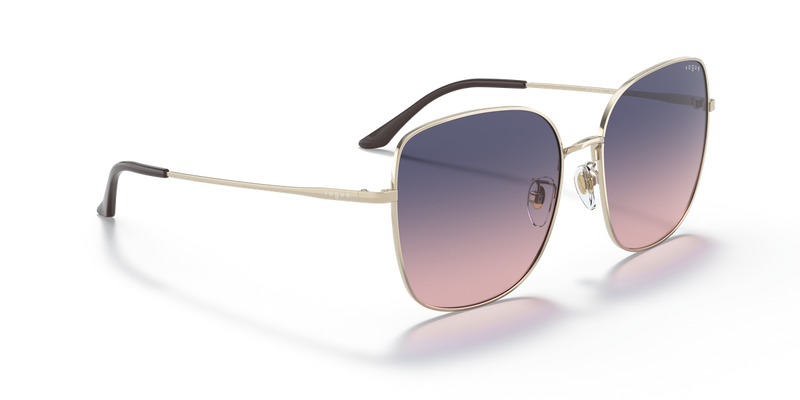 Vogue Eyewear VO4237SD in Pale Gold / Pink Gradient Blue (848/I6) - Alternate View