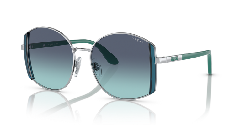 Vogue Eyewear VO4267S in Silver / Azure Gradient Dark Blue (323/4S) - Front View