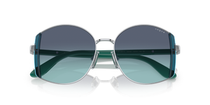 Silver / Azure Gradient Dark Blue (323/4S)