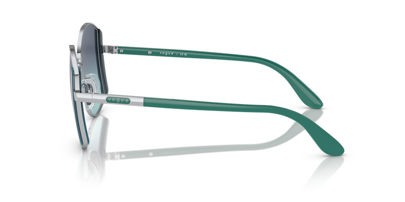 Vogue Eyewear VO4267S in Silver / Azure Gradient Dark Blue (323/4S) - Back View