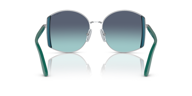 Vogue Eyewear VO4267S in Silver / Azure Gradient Dark Blue (323/4S) - Temple Detail