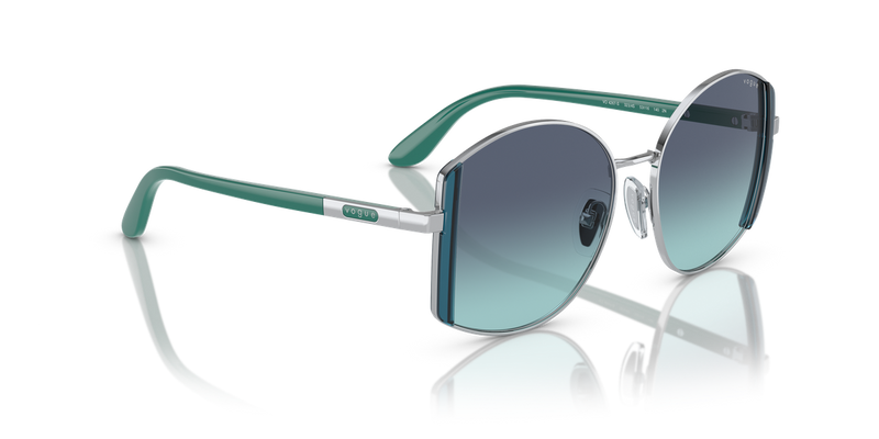 Vogue Eyewear VO4267S in Silver / Azure Gradient Dark Blue (323/4S) - Alternate View