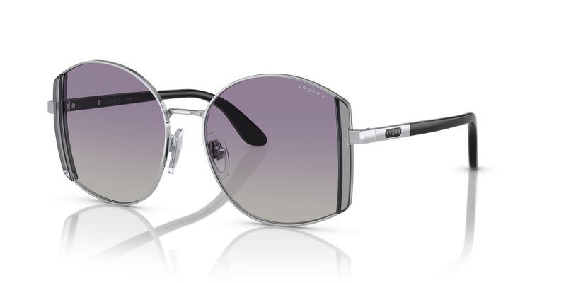 Vogue Eyewear VO4267S in Silver / Polarized Grey Gradient Violet (323/8J) - Alternate View