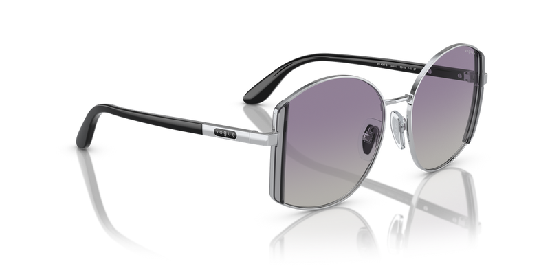 Vogue Eyewear VO4267S in Silver / Polarized Grey Gradient Violet (323/8J) - Alternate View