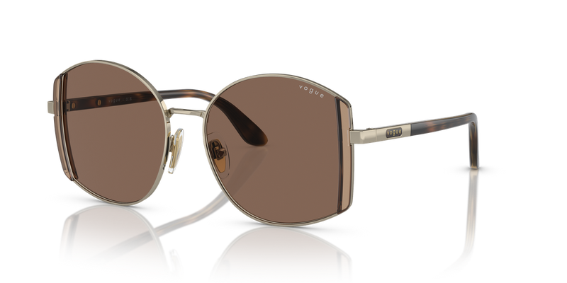 Vogue Eyewear VO4267S in Pale Gold / Dark Brown (848/73) - Alternate View