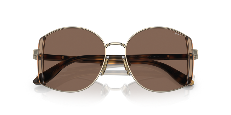 Vogue Eyewear VO4267S in Pale Gold / Dark Brown (848/73) - Alternate View