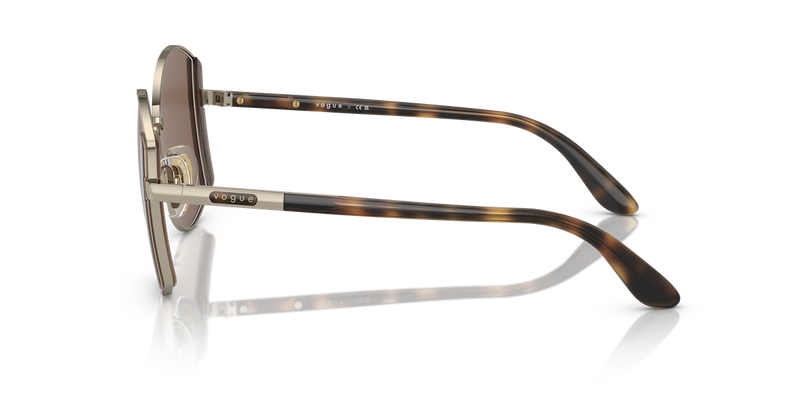 Vogue Eyewear VO4267S in Pale Gold / Dark Brown (848/73) - Alternate View
