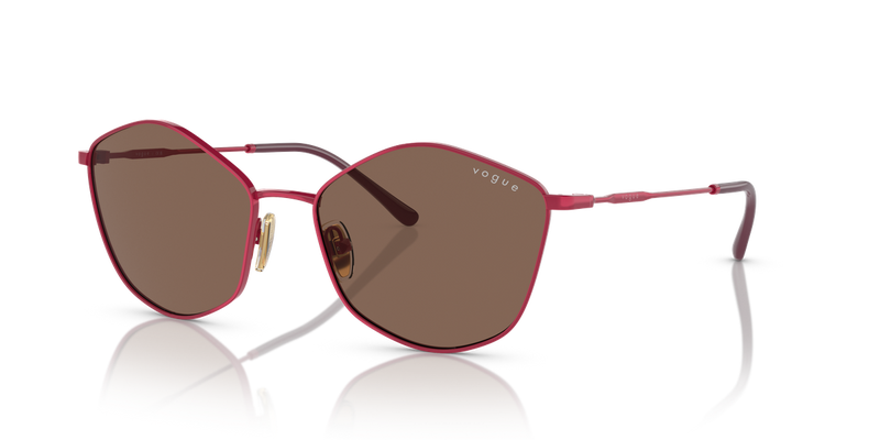 Vogue Eyewear VO4282S in Fuchsia / Dark Brown (514573) - Front View