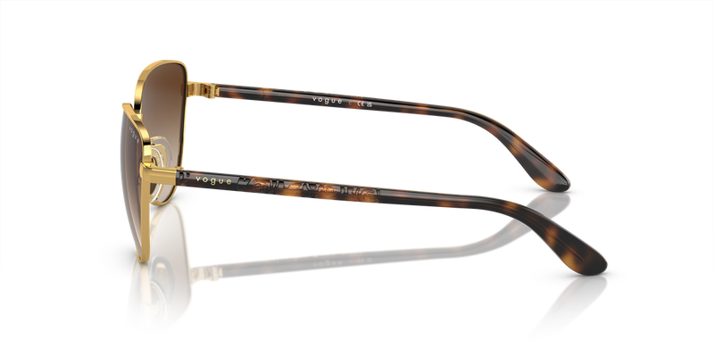 Vogue Eyewear VO4286S in Gold / Brown Gradient (280/13) - Back View
