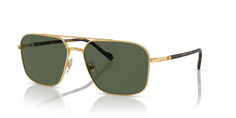Vogue Eyewear VO4289S in Gold / Dark Green Polarized (280/9A) - Front View