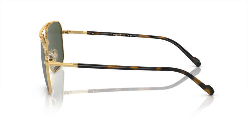 Vogue Eyewear VO4289S in Gold / Dark Green Polarized (280/9A) - Back View