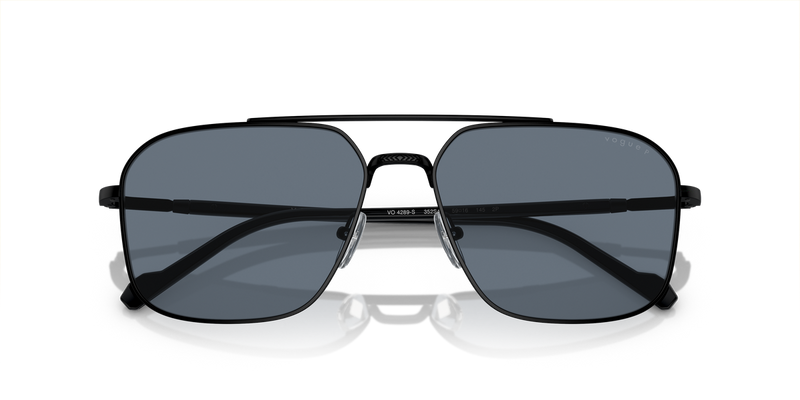 Vogue Eyewear VO4289S in Matte Black / Blue Polarized (352S4Y) - Alternate View