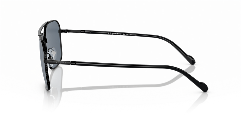 Vogue Eyewear VO4289S in Matte Black / Blue Polarized (352S4Y) - Alternate View