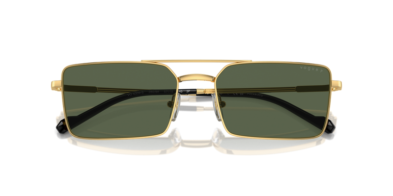 Vogue Eyewear VO4309S in Gold / Dark Green Polarized (280/9A) - Side View