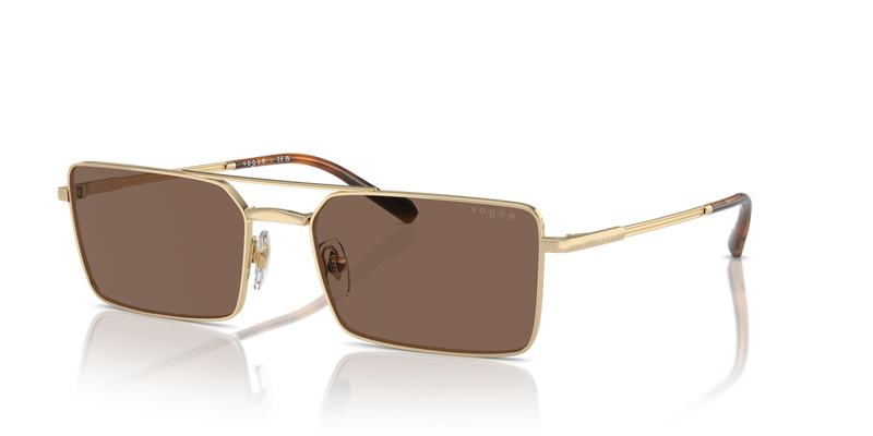 Vogue Eyewear VO4309S in Pale Gold / Dark Brown (848/73) - Alternate View