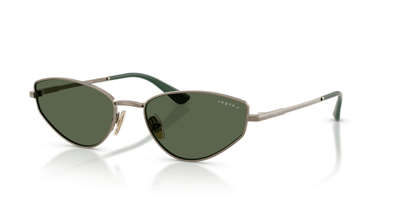 Vogue Eyewear VO4339S in Light Brown / Dark Green Polarized (51389A) - Front View